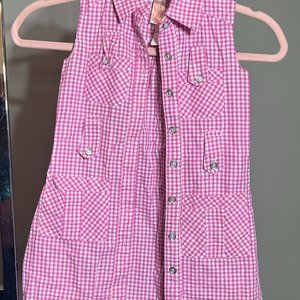 Kids Pink Button down shirt